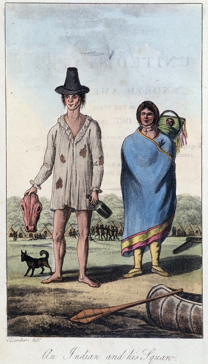 Un indiano e la sua squaw, Canada da Unknown artist