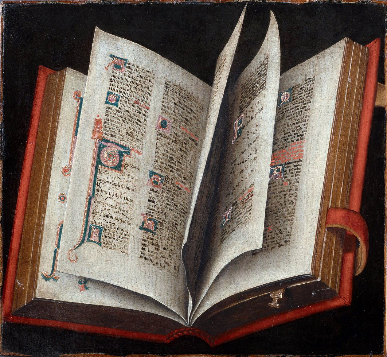 Un libro liturgico aperto da Unknown artist