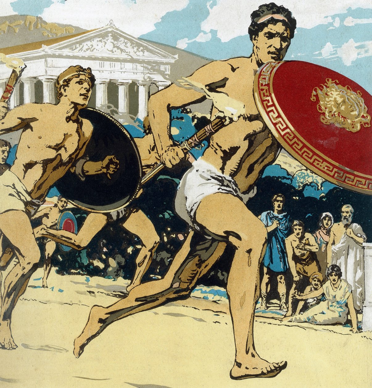 Giochi olimpici antichi da Unknown artist