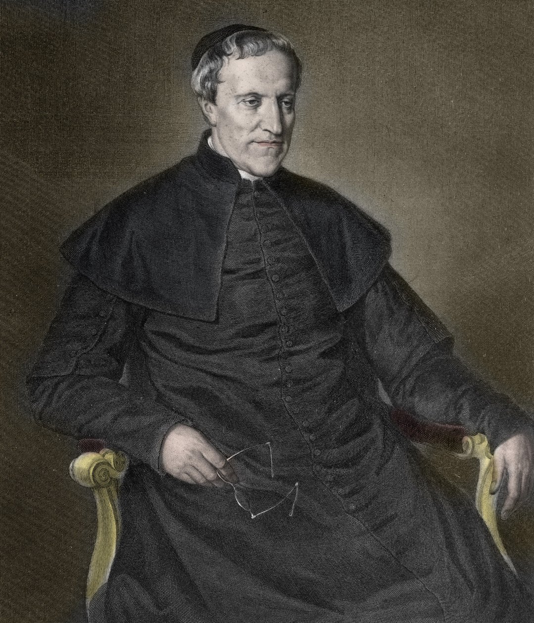 Antonio Rosmini (1797-1855), filosofo e sacerdote italiano - Ritratto del sacerdote e filosofo italiano Antonio Rosmini Serbati (1797-1855) da Unknown artist