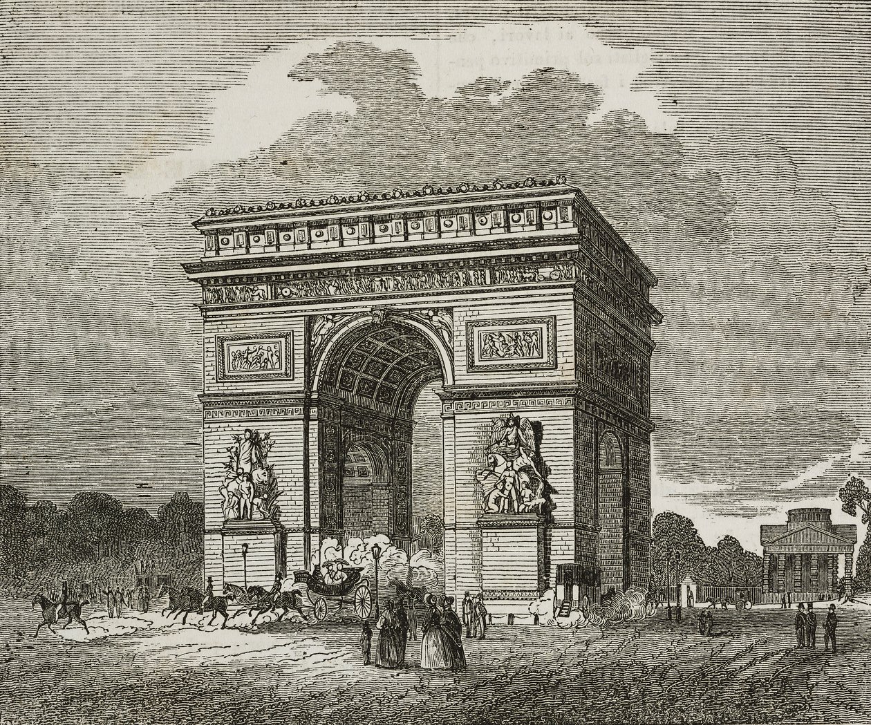 Arco di Trionfo, Parigi, Francia da Unknown artist