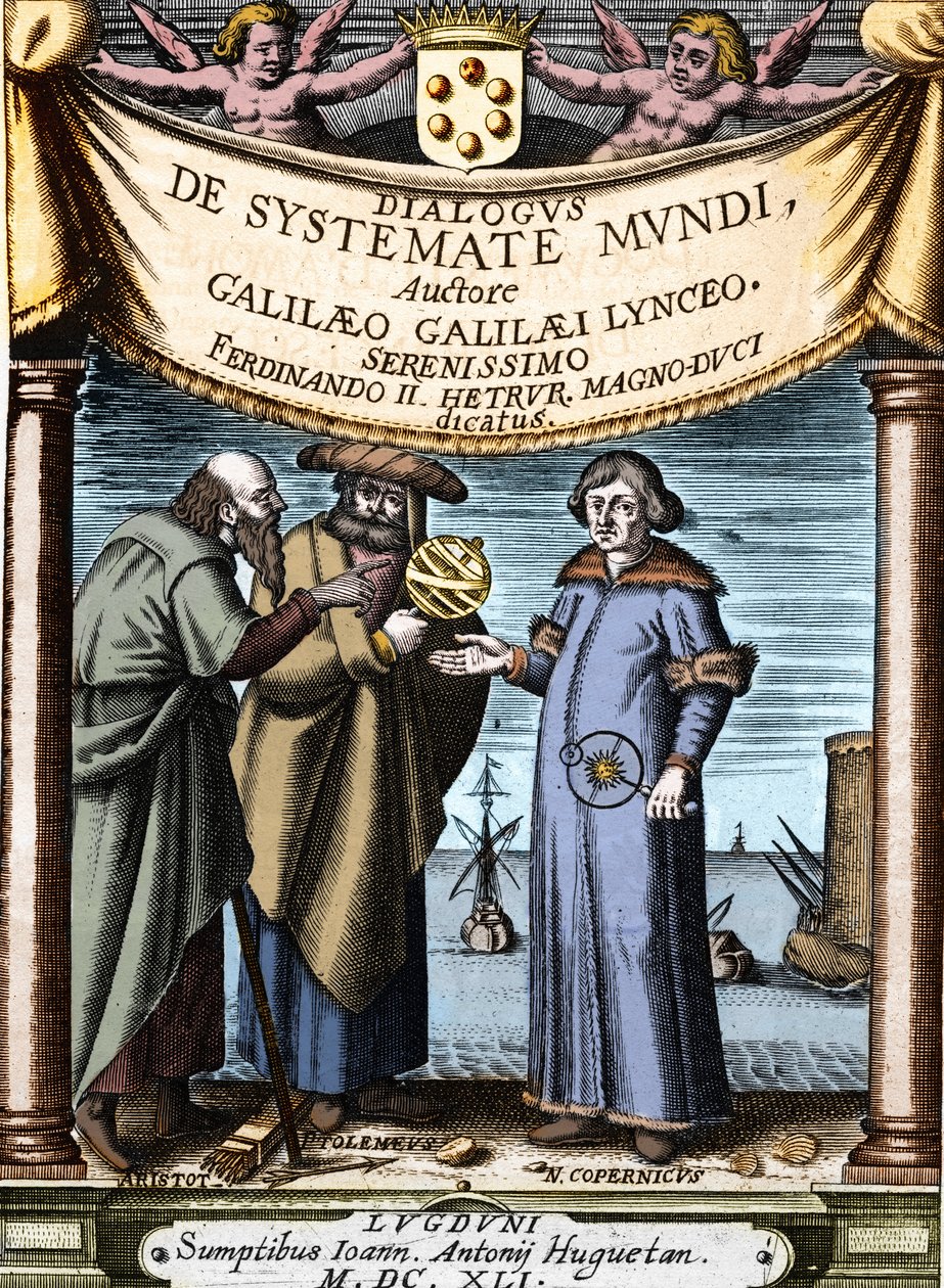 Aristotele, Tolomeo e Niccolò Copernico da Unknown artist