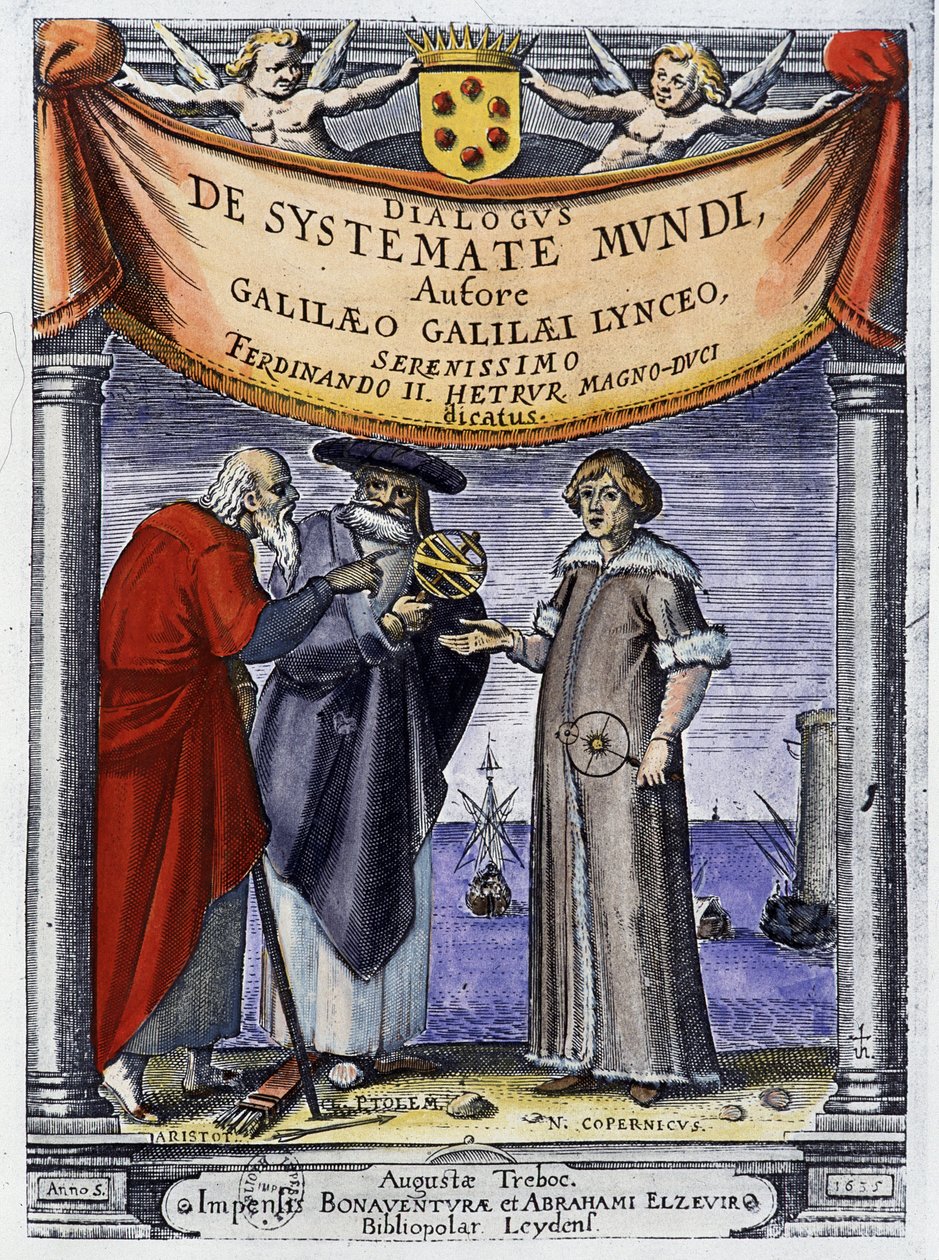 Aristotele, Tolomeo e Niccolò Copernico da Unknown artist