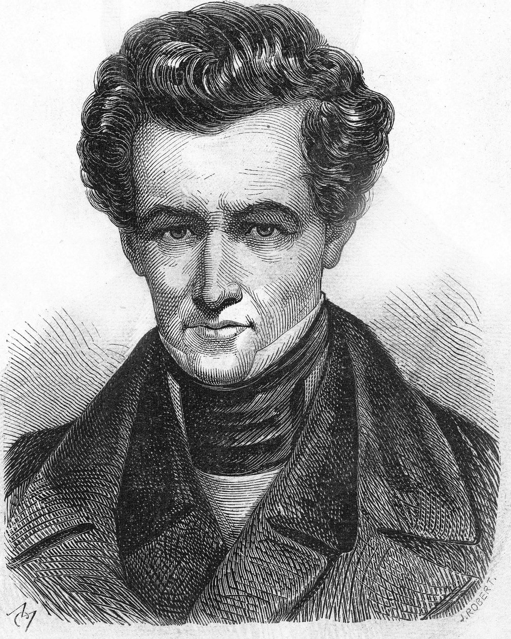 Armand Carrel (1800-1836), giornalista francese da Unknown artist
