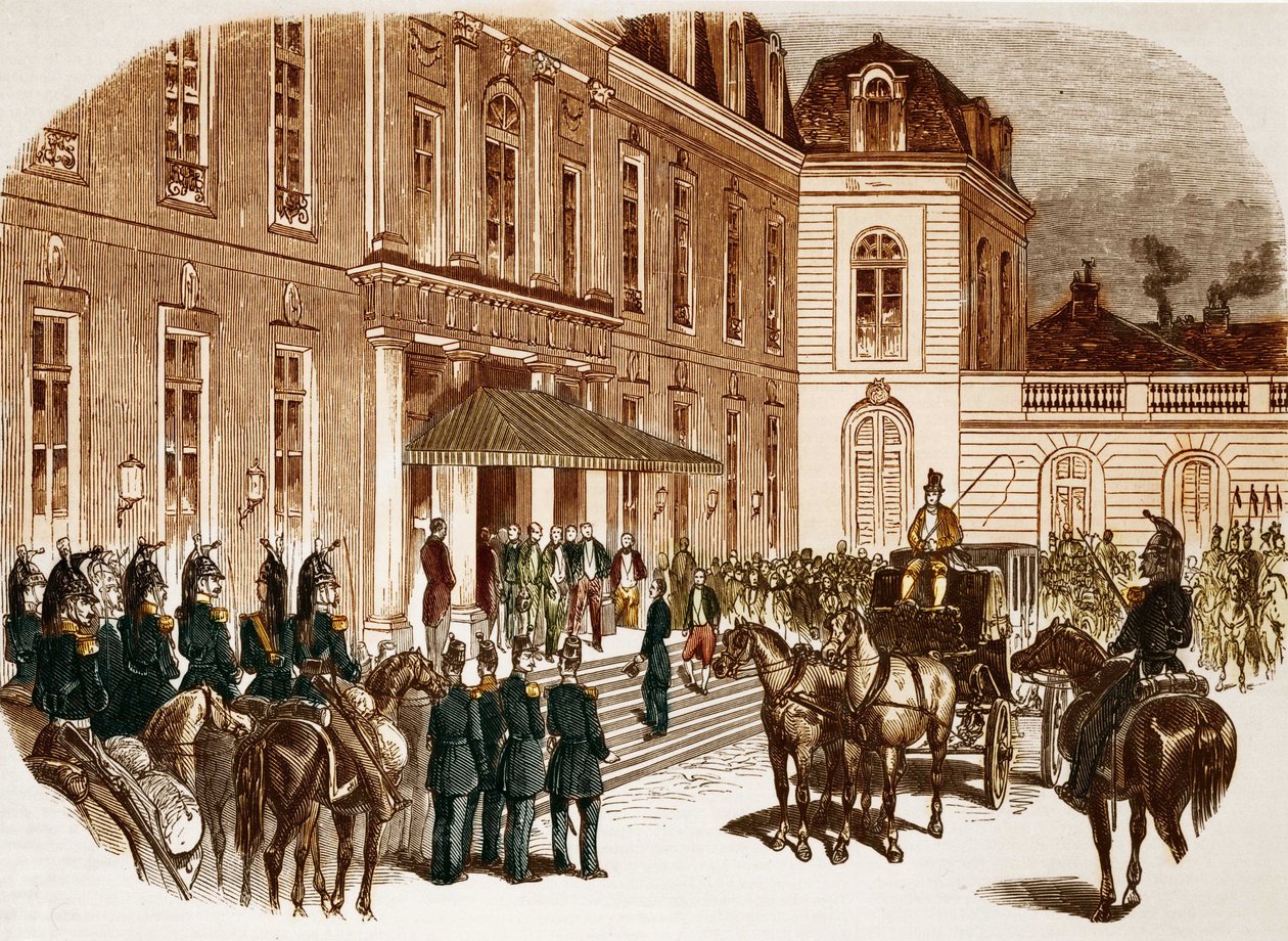 Arrivo di Luigi Napoleone Bonaparte (Luigi-Napoleone III) all