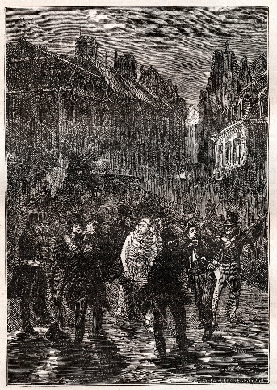 Attentati contro Luigi Filippo I - La cospirazione di rue des Prouvaires - Il 1° febbraio da Unknown artist