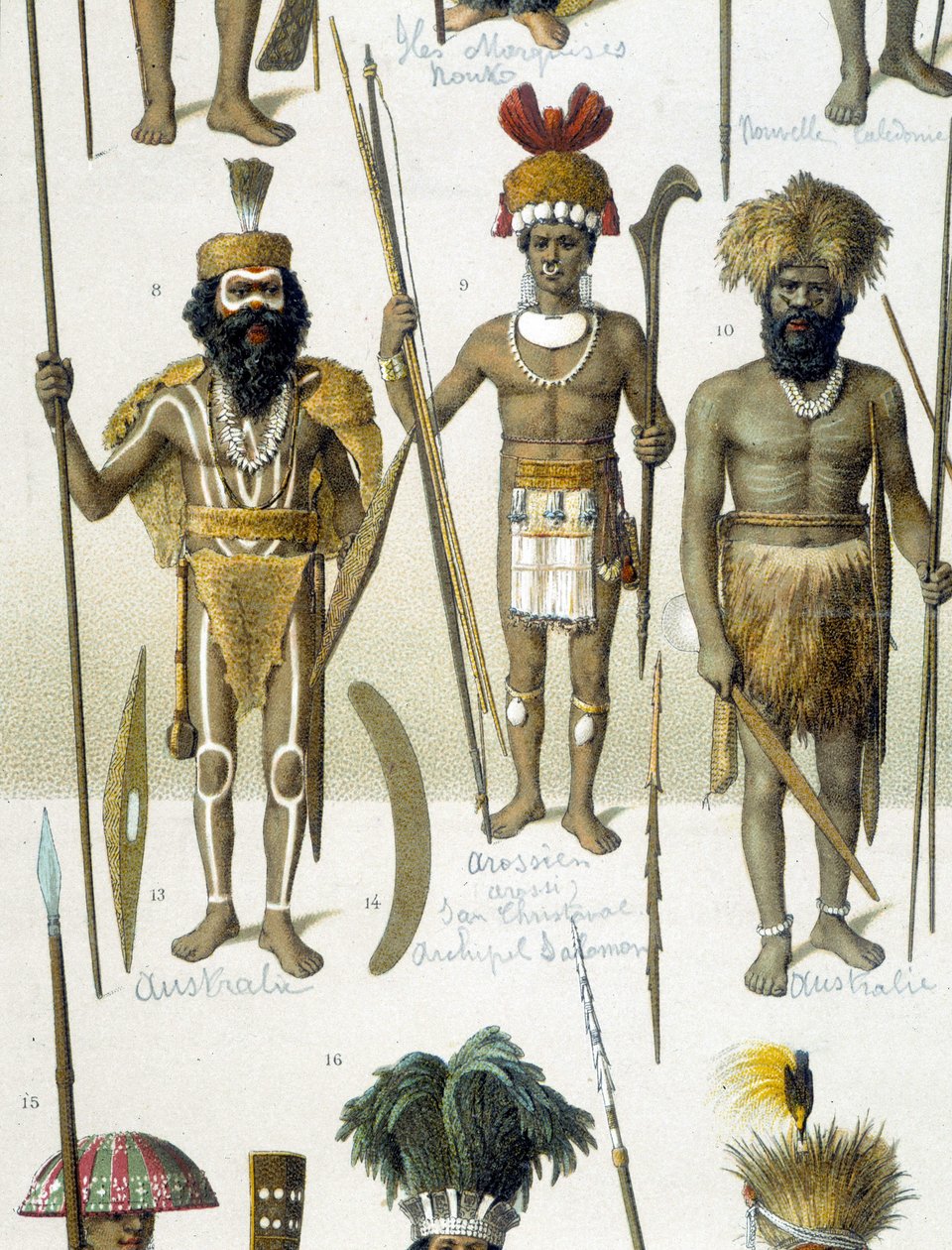 Indigeni australiani in abito di stato da Unknown artist