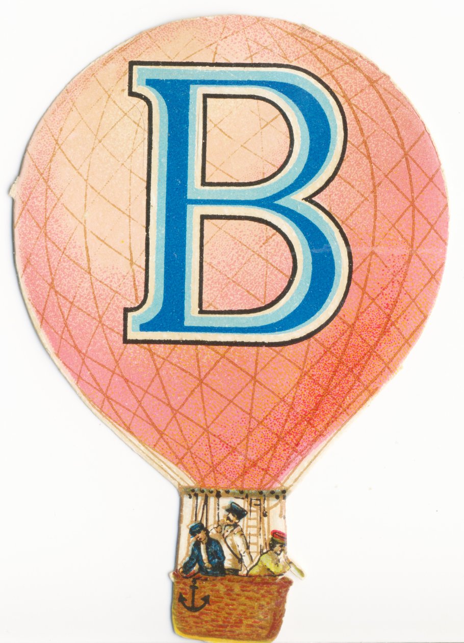 B: Pallone (mongolfiera) da Unknown artist