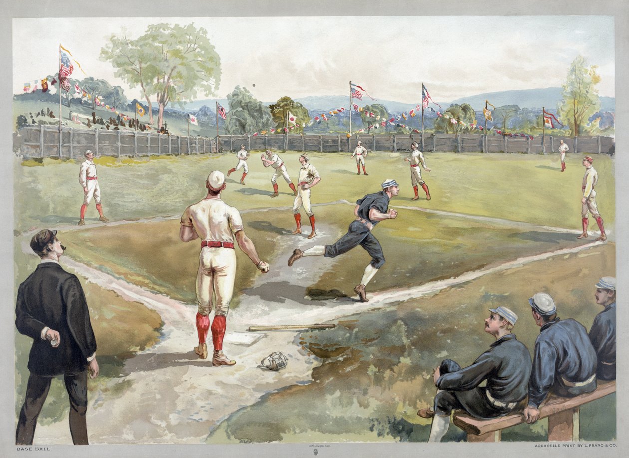 Partita di baseball da Unknown artist