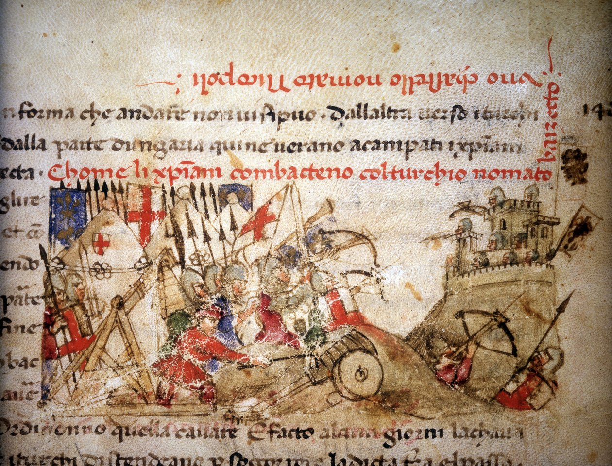 Battaglia di Nicopoli: sconfitta dei cristiani da parte di Bayazid I (Turchia), il 28/09/1396 - in 
