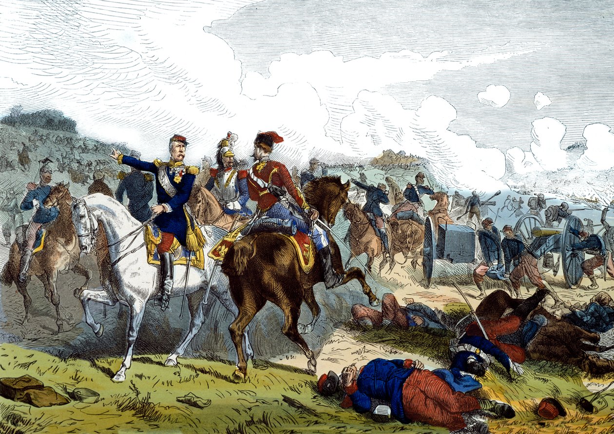 Battaglia di Reichshoffen o Woerth, 6 agosto da Unknown artist