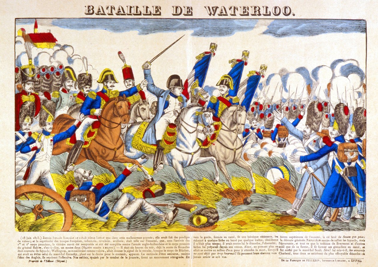 Battaglia di Waterloo (1815) da Unknown artist