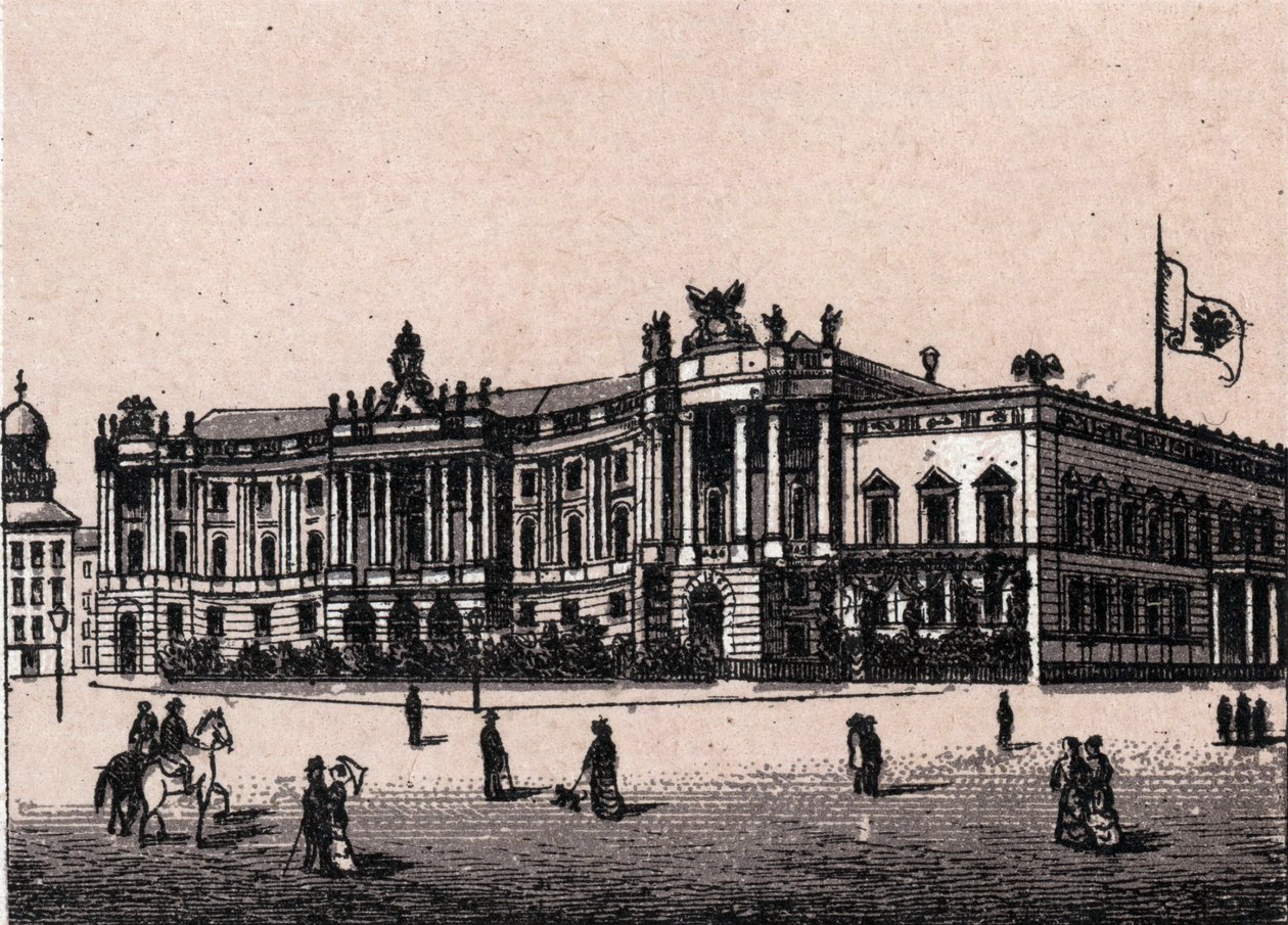 Berlino, Germania: vista del Palazzo Imperiale. in 