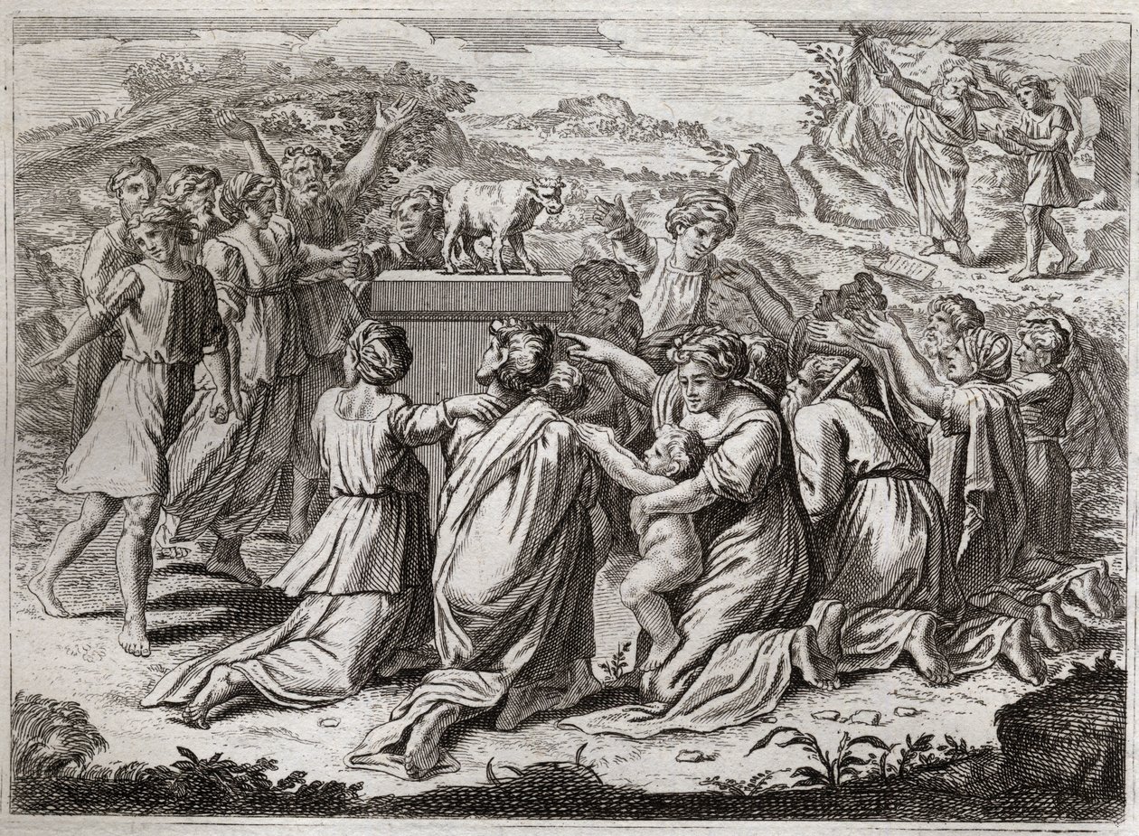 Bibbia di Royaumont, Antico Testamento: Adorazione del Vitello d