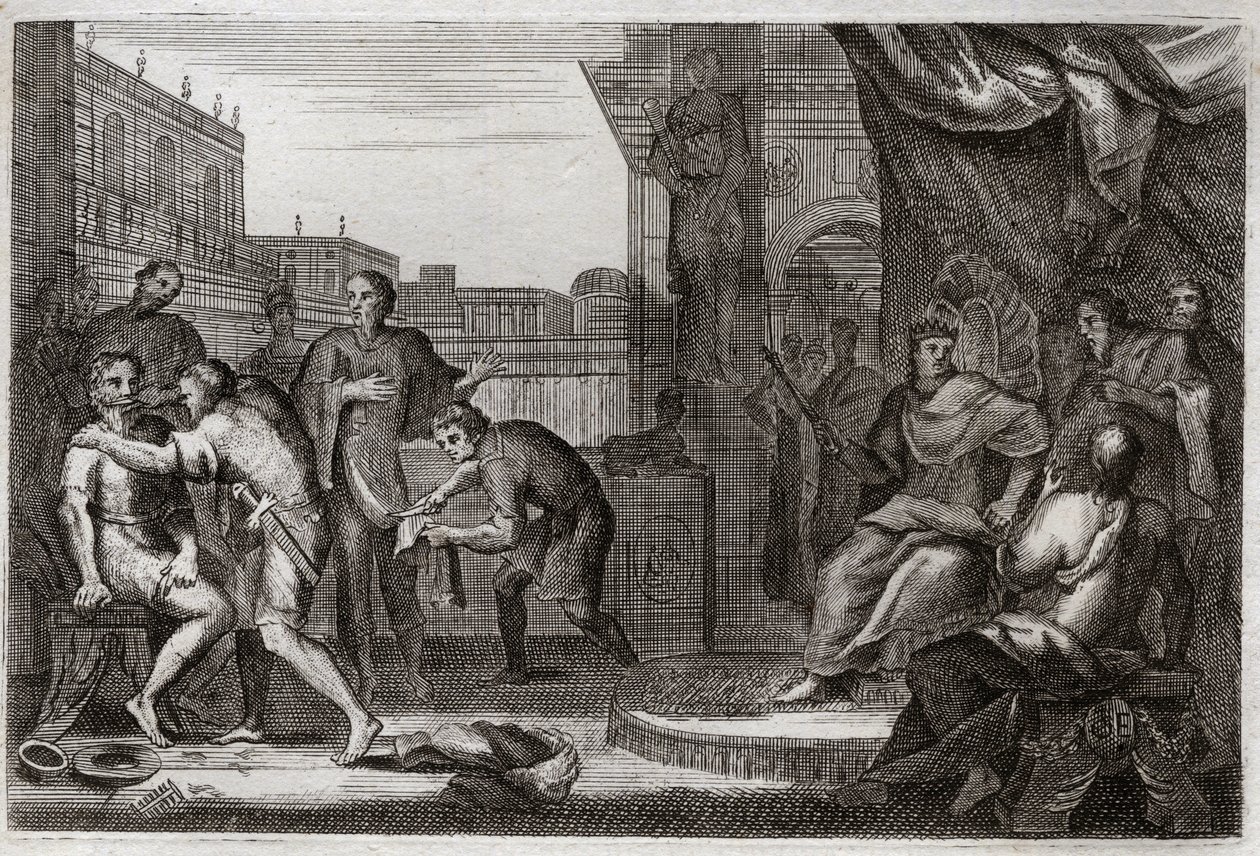 Bibbia di Royaumont, Antico Testamento: Ambasciatori di Davide. Davide inviò Joab contro gli Ammoniti per vendicarsi dell