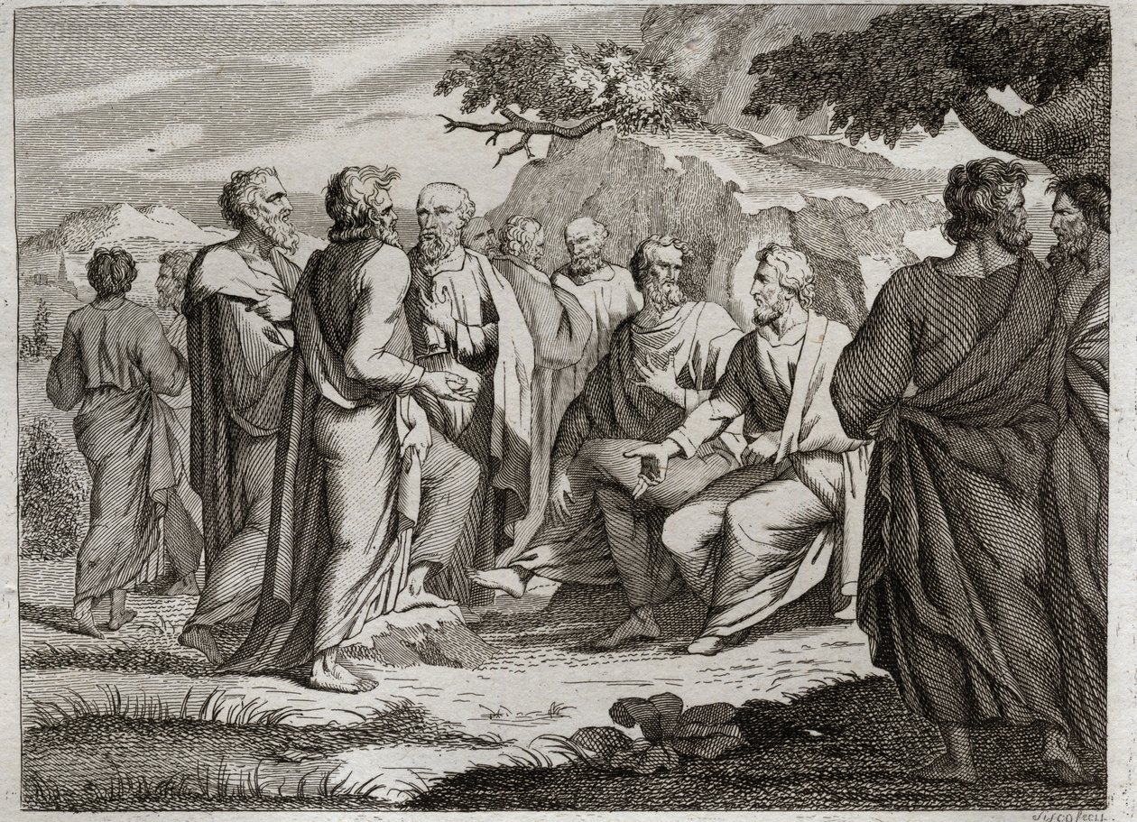 Bibbia di Royaumont, Antico Testamento: I dodici piccoli profeti. Gli altri dodici profeti, solitamente chiamati i piccoli profeti, perché hanno lasciato poche scritture. Illustrazione del 1811. da Unknown artist