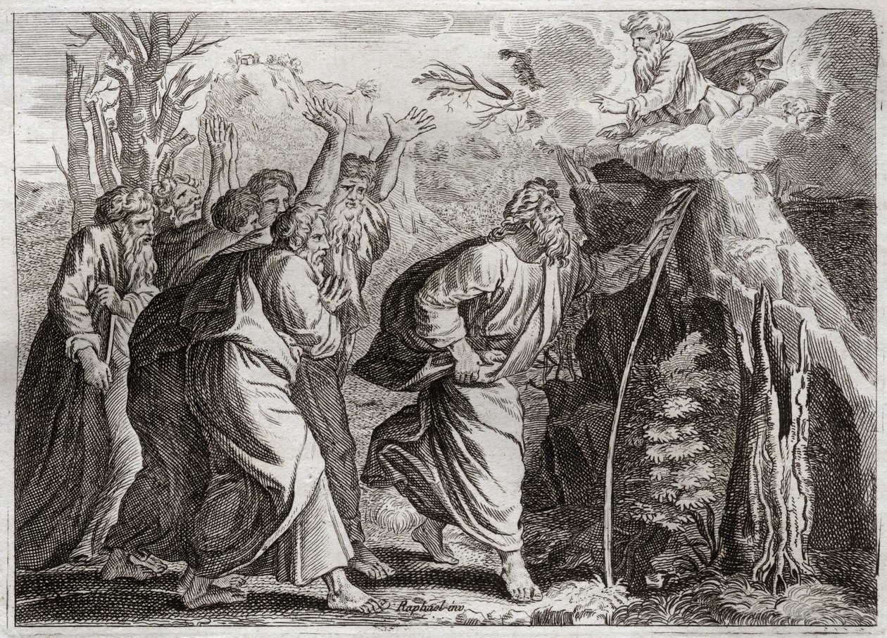 Bibbia di Royaumont, Antico Testamento: Acqua dalla Roccia. Mosè fa uscire l