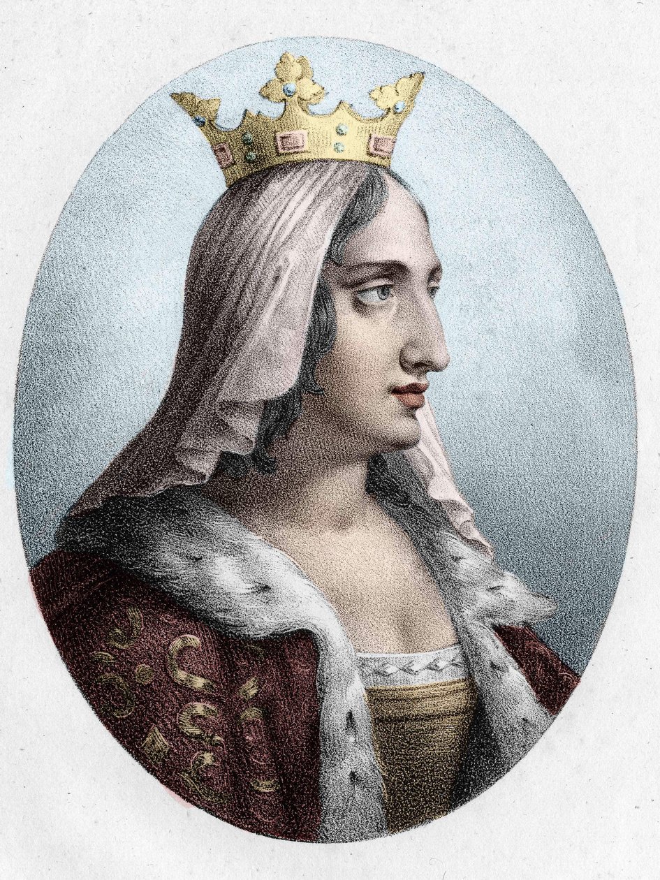 Blanche di Castiglia, regina di Francia (1188-1252), moglie del re Luigi VIII da Unknown artist