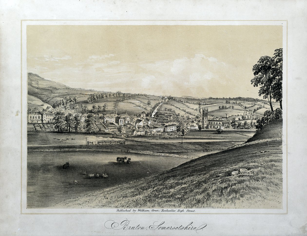 Bruton, Somersetshire da Unknown artist