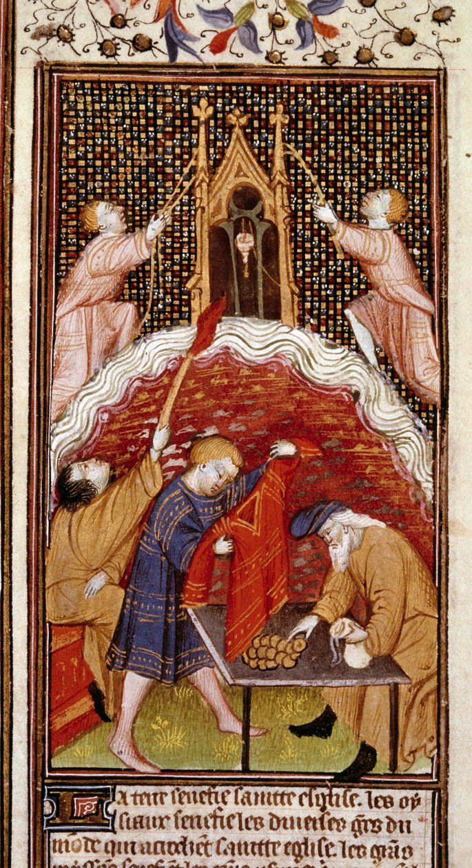 Pagina di calendario: marzo. Un banco dei pegni da Unknown artist