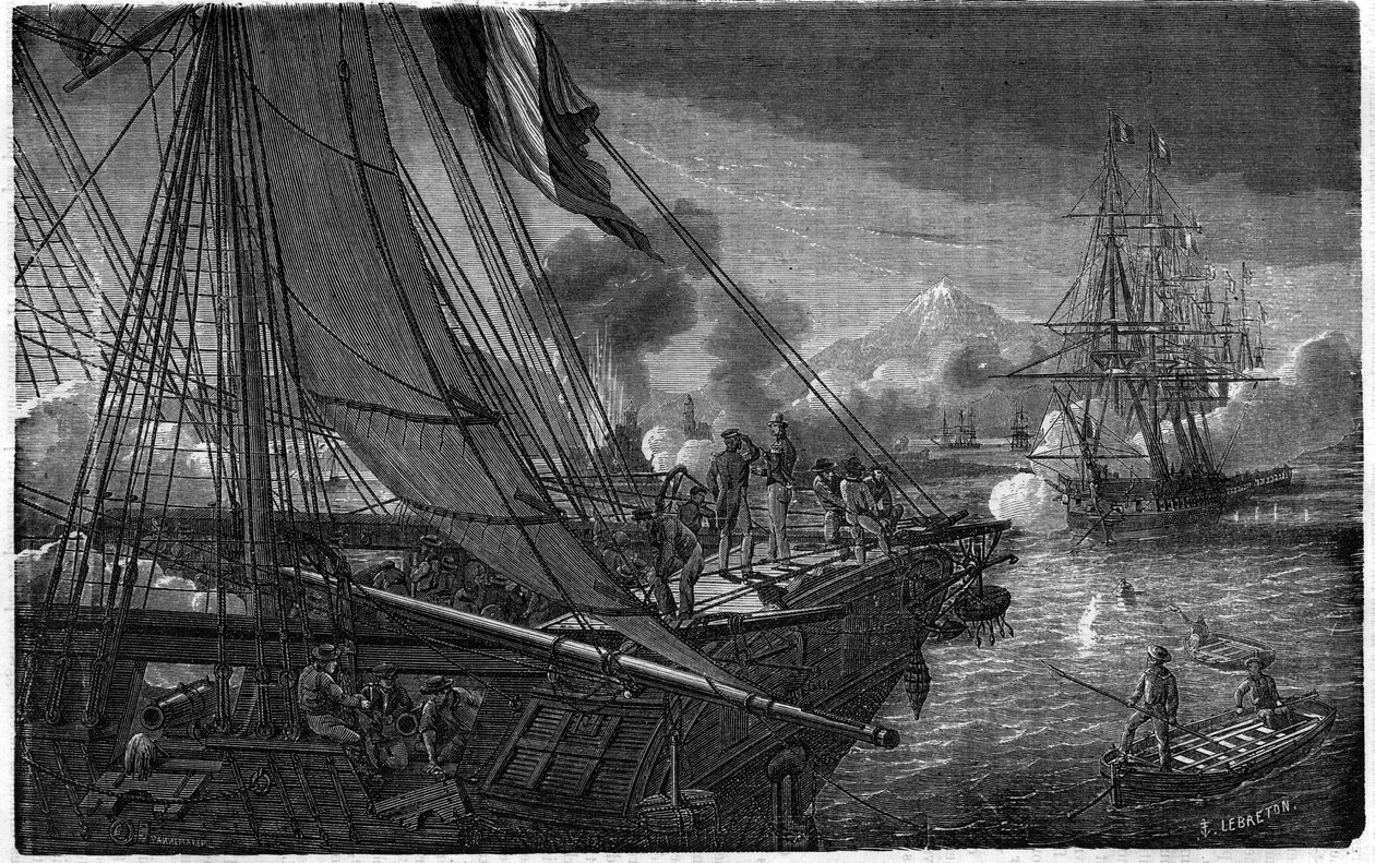 Cattura di San Juan de Ulúa (Messico) da parte della flotta francese sotto l