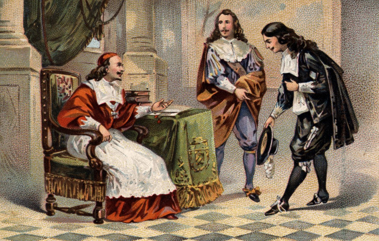 Il cardinale Giulio Mazzarino riceve Jean-Baptiste Colbert da Unknown artist