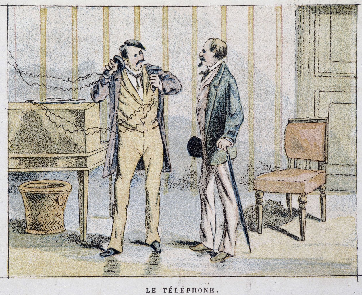 Immagine caricaturale sul telefono da Unknown artist