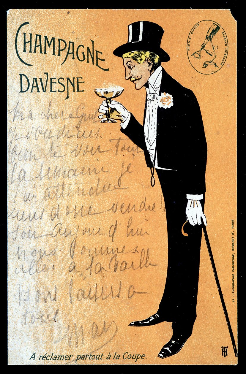 Champagne Davesne, inizio del XX secolo da Unknown Artist