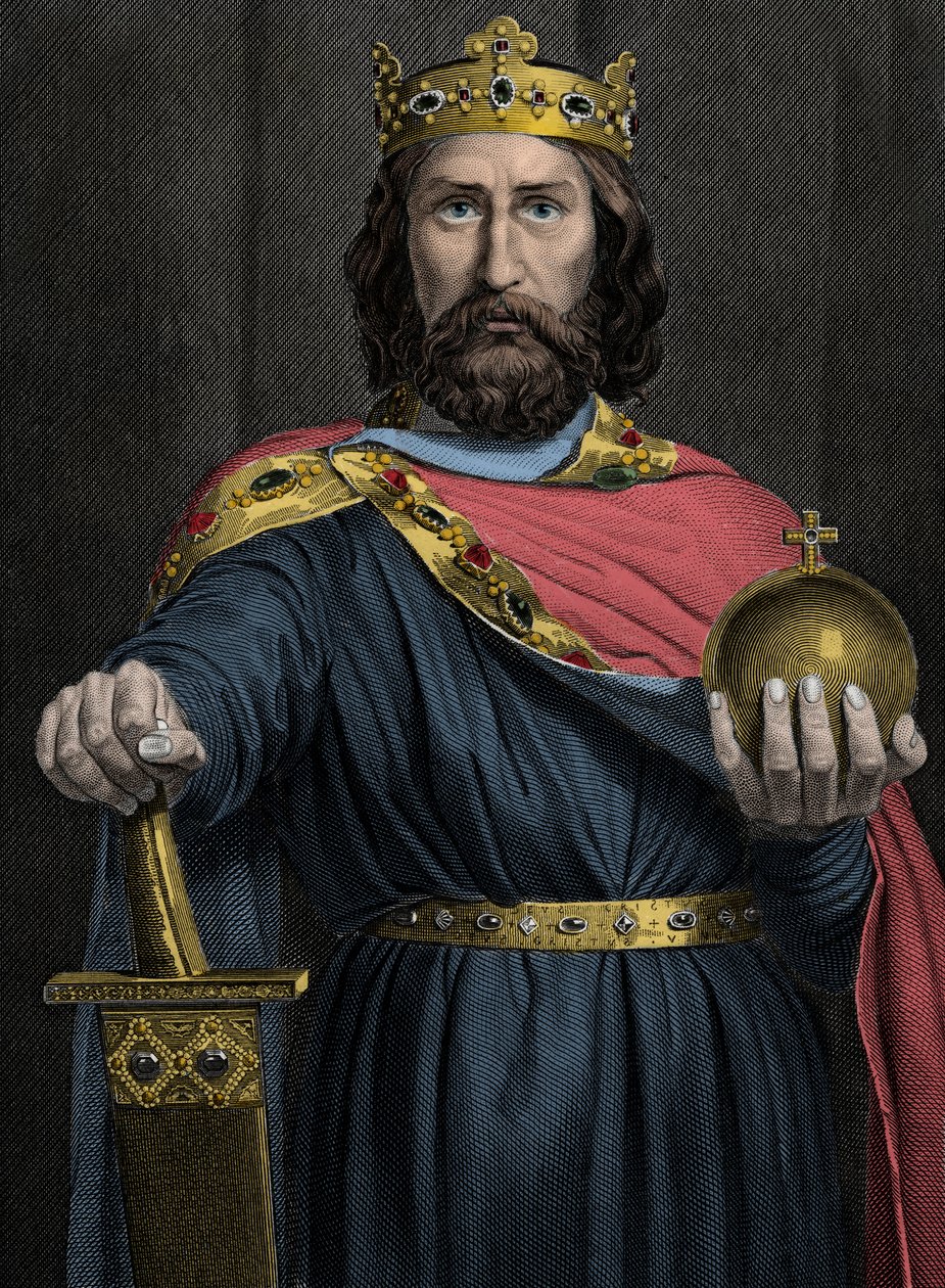 Carlo Magno (742-814), Re dei Franchi da Unknown artist