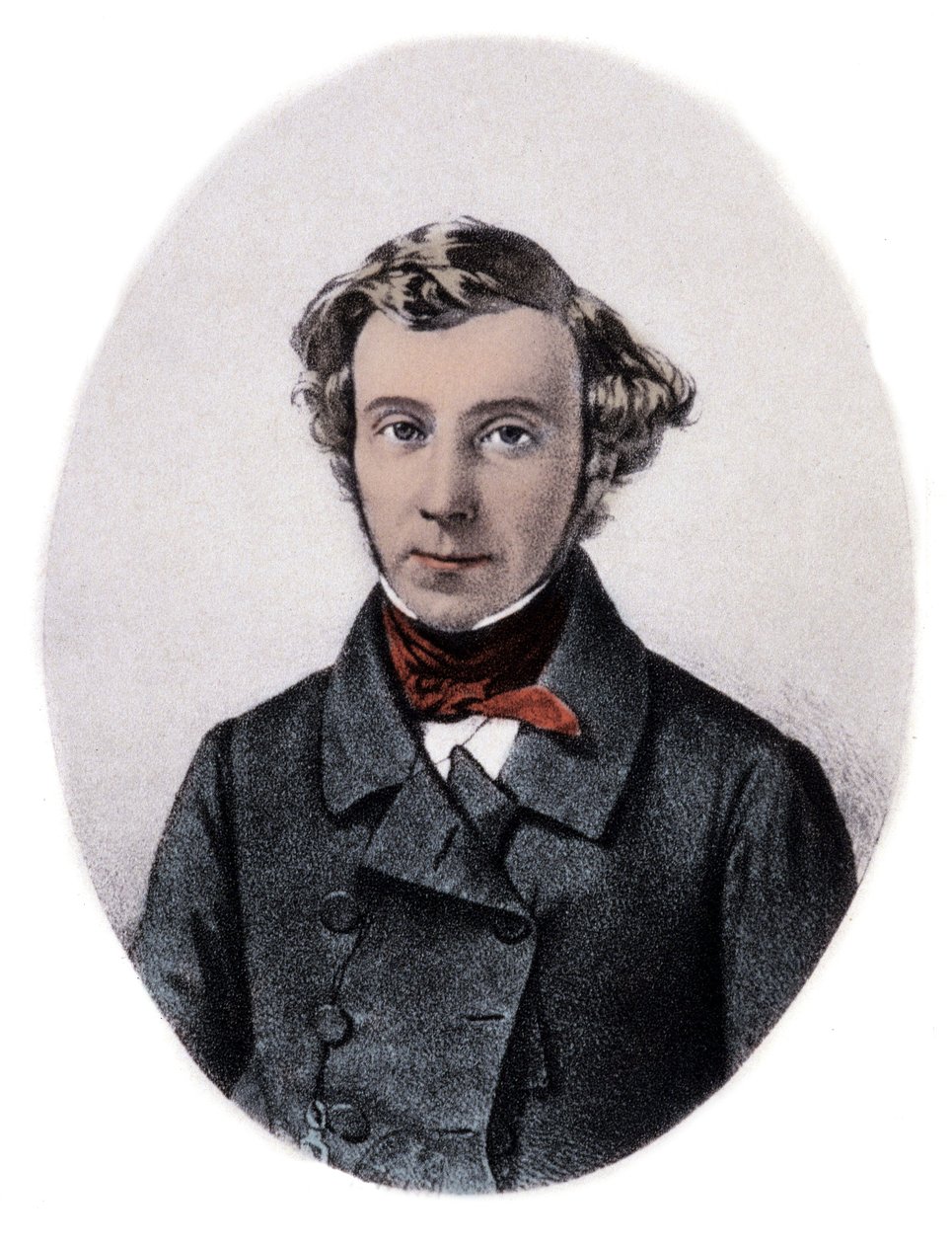 Charles-Alexis-Henri Clerel de Tocqueville (1805-59) - Ritratto di Alexis de Tocqueville (Alexis Charles Henri Cleral de Tocqueville) (1805 - 1859), storico e politico francese da Unknown artist
