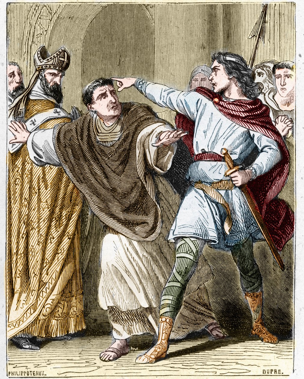 Childerico II, re dei Franchi dal 670 al 673, fece rinchiudere il vescovo San Leger (616-675) nell