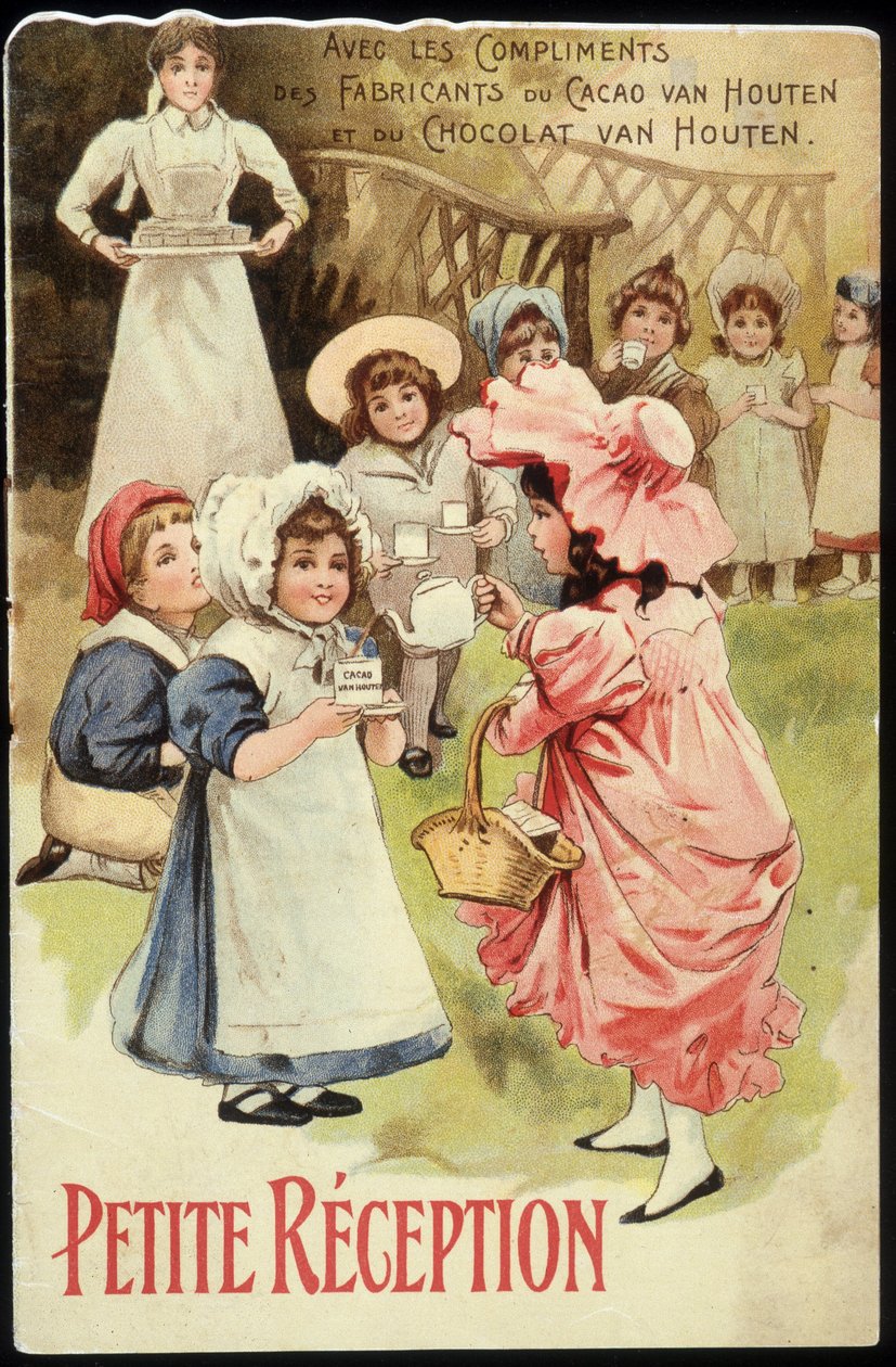 Gusto dei bambini - cromolitografia. Van Houten, fine XIX secolo da Unknown artist