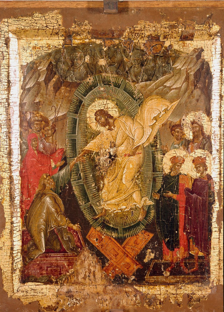 Cristo nel Limbo Icona del XIII secolo da Unknown artist