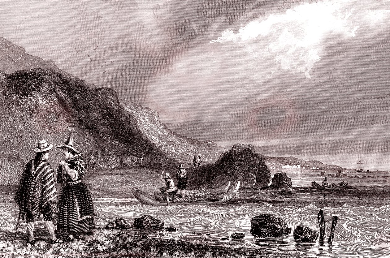 Cobija (Bolivia) (incisione) da Unknown Artist