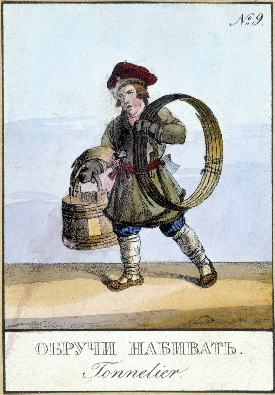 Connelier in Russia nel XIX secolo da Unknown artist
