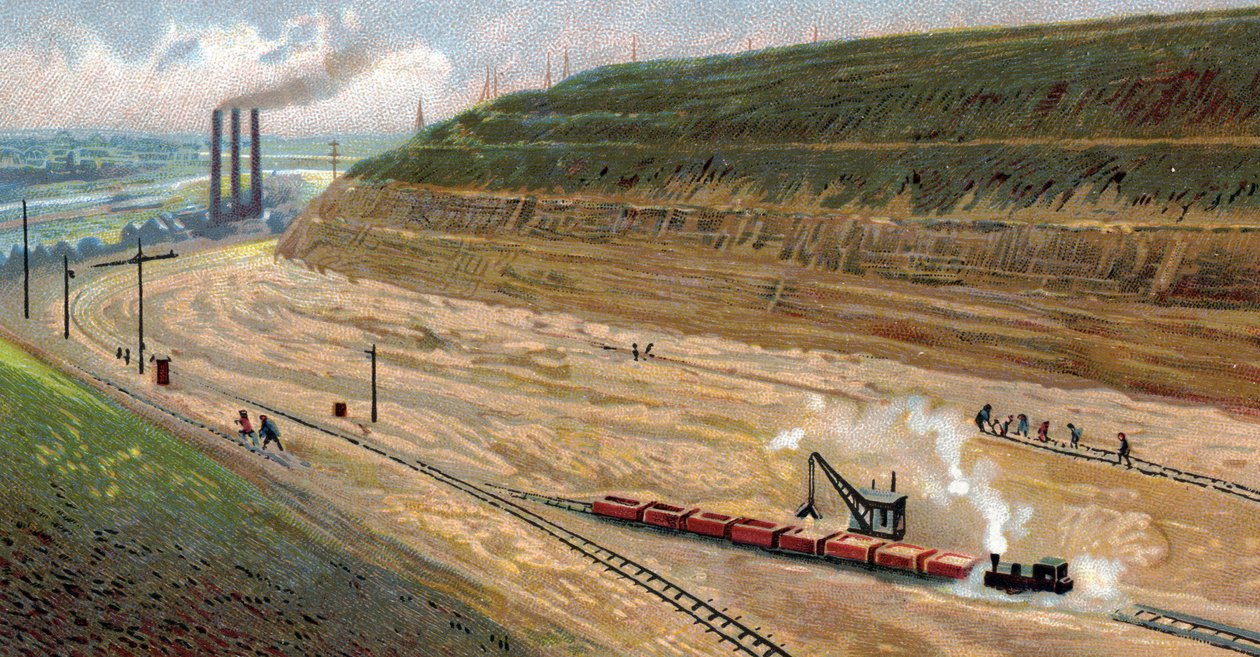 Costruzione del canale Albert negli anni 