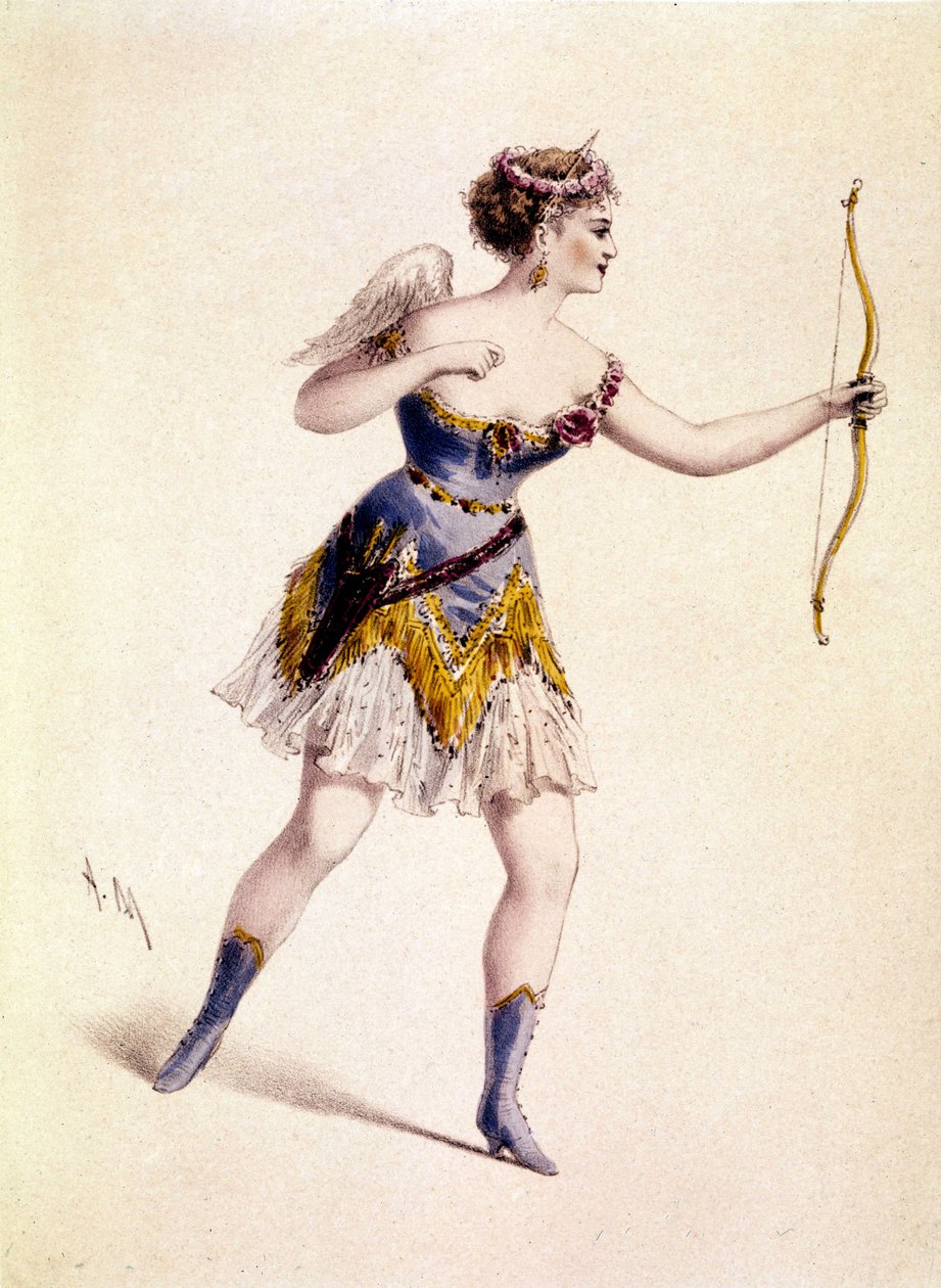 Cora Pearl (1842-1886), cortigiana inglese, nel ruolo di Cupido nell