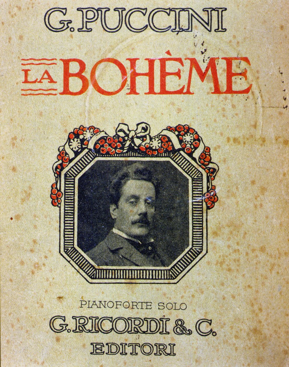 Copertina della partitura 