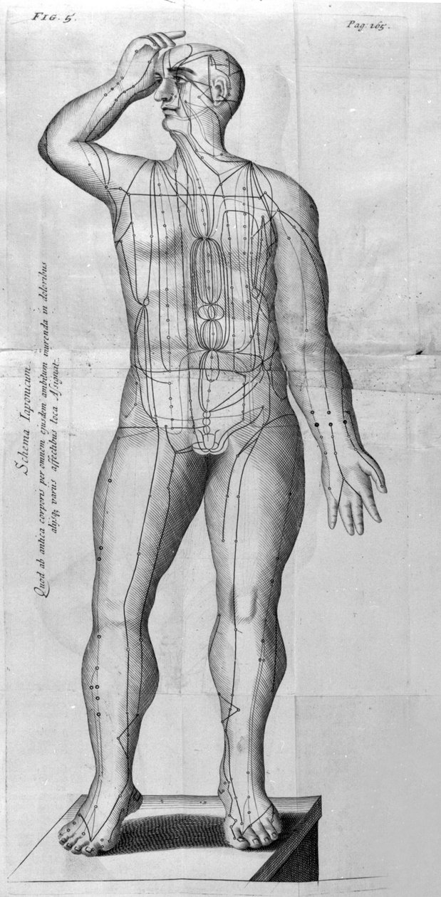 De Acupunctura di W. Ten Rhijne. Londra 1683. Primo testo occidentale sull