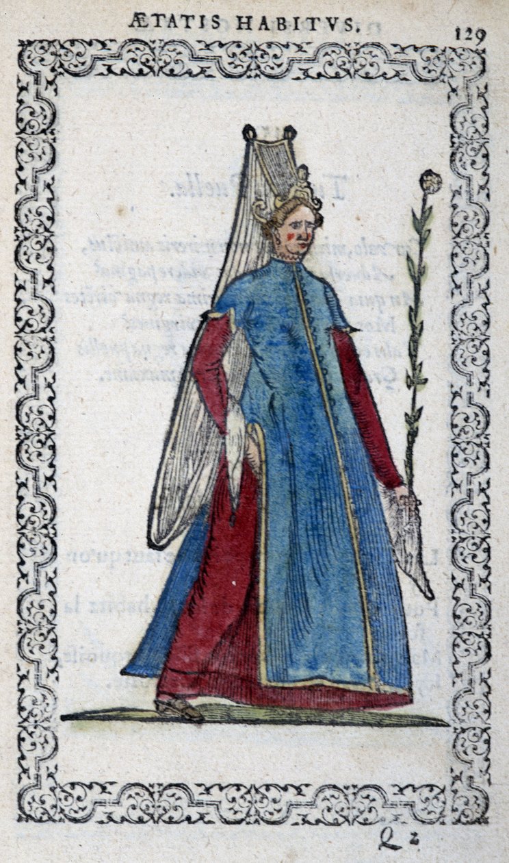 Signorina turca - in "Habits et effigies" di Jean Sulperius da Unknown artist