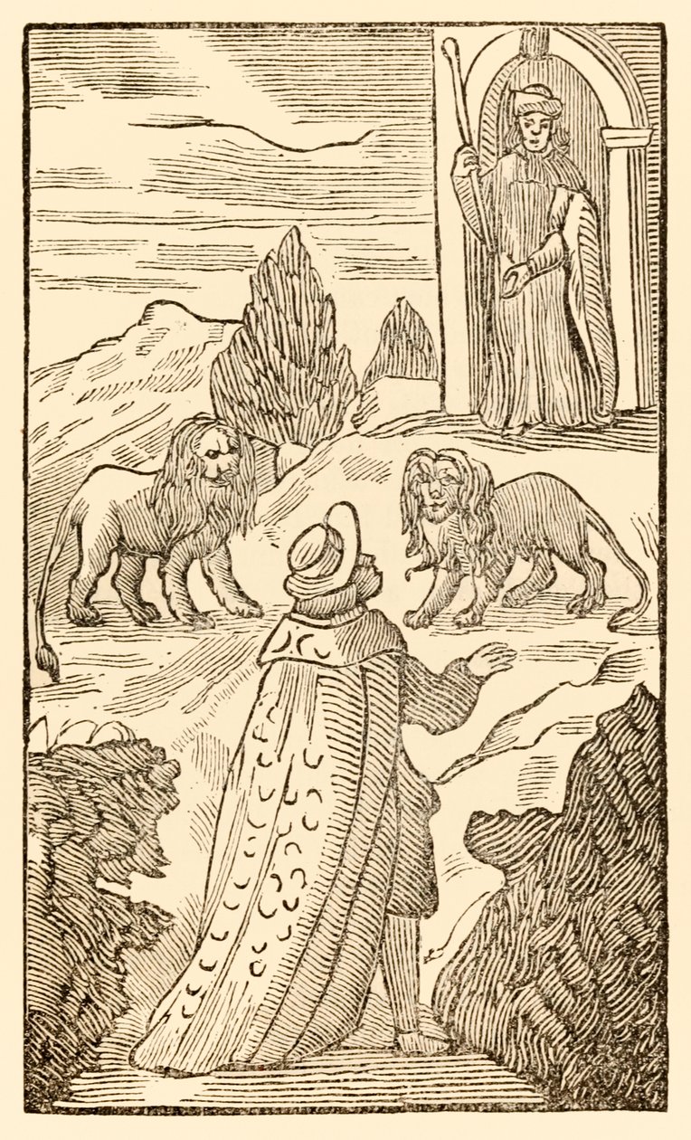 La difficoltà è dietro, la paura è davanti da Il progresso del pellegrino di John Bunyan da Unknown