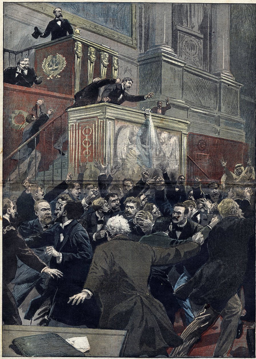 Caso Dreyfus - Camera dei Deputati - 22 gennaio da Unknown artist
