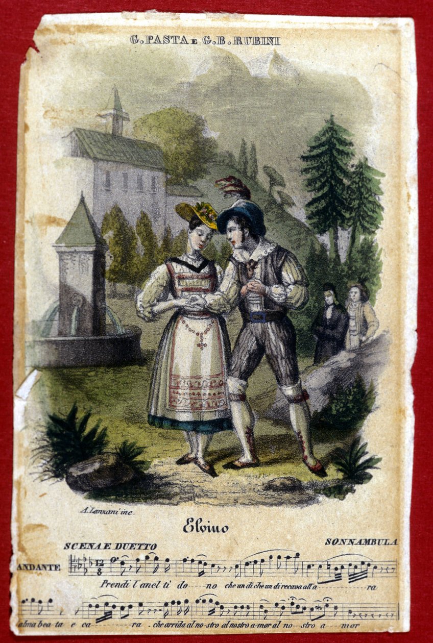 Duo tra Giuditta Pasta e Gian Battista Rubini nell