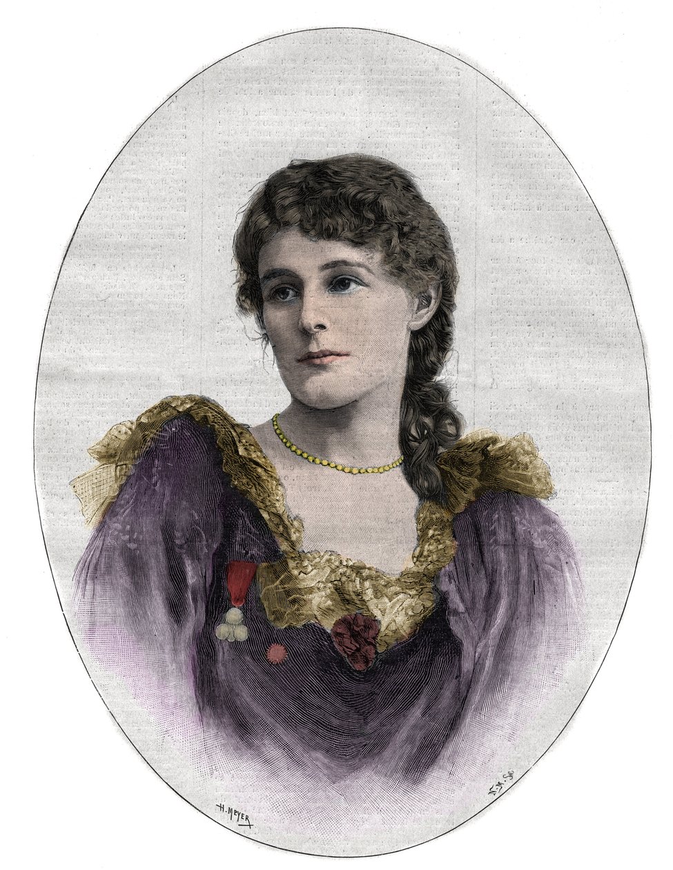 Edith Maud Gonne (1866-1953), Rivoluzionaria Irlandese da Unknown artist