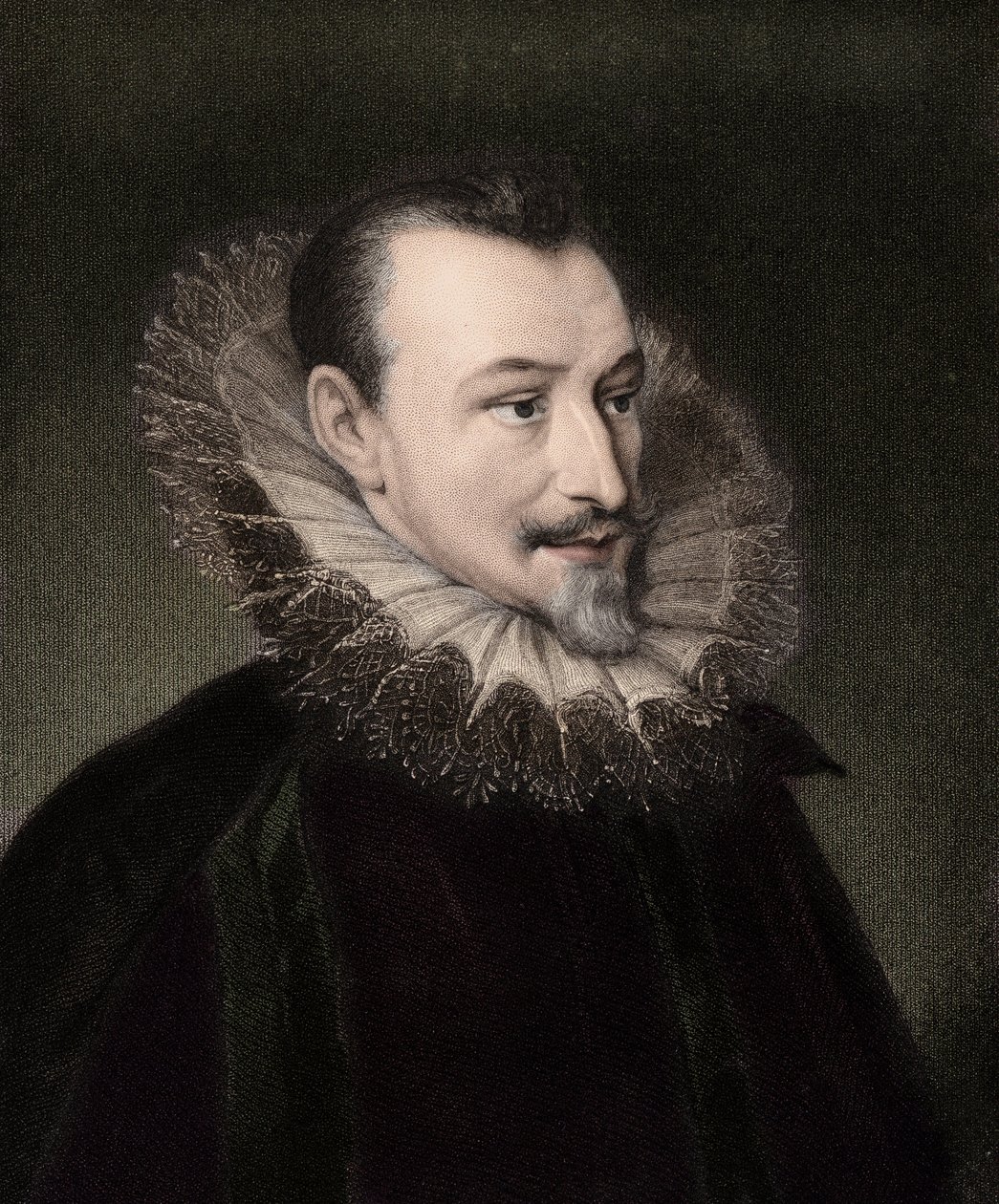Edmund Spenser c1552/3-1599 - incisione - XIX secolo da Unknown artist