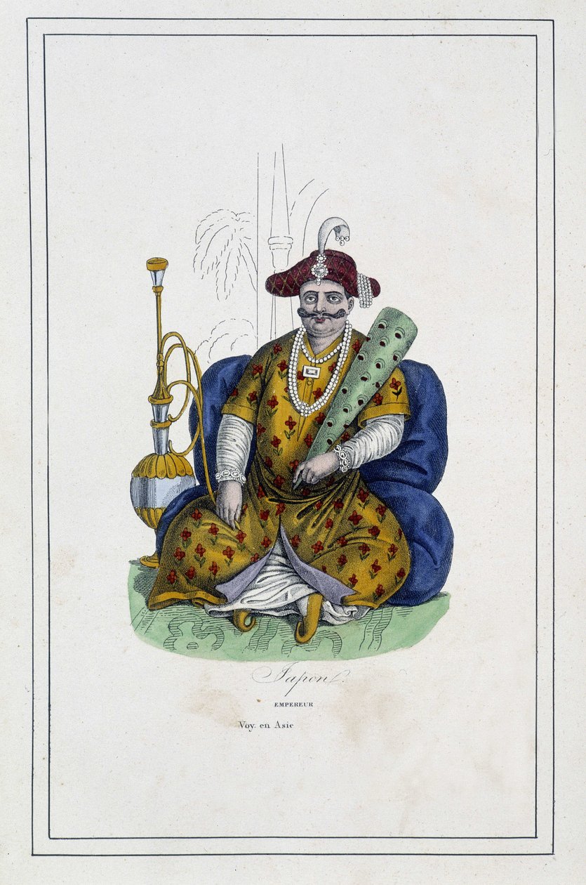 Imperatore del Giappone - in "I diversi popoli della terra" di Padre Paul Jonhanneaud, Libreria dei Buoni libri da Unknown artist