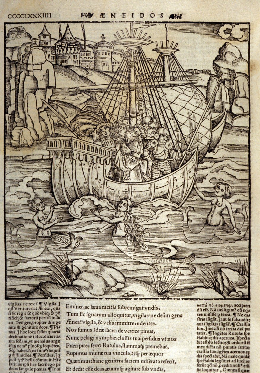Eneide di Virgilio (70 a.C.-19 a.C.), l