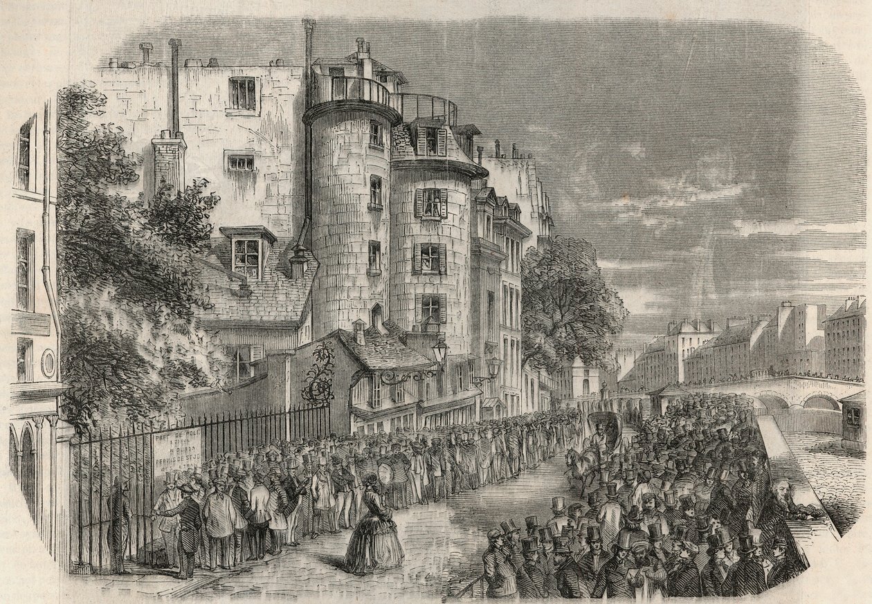 Ingresso della prefettura di polizia da rue de Jerusalem all