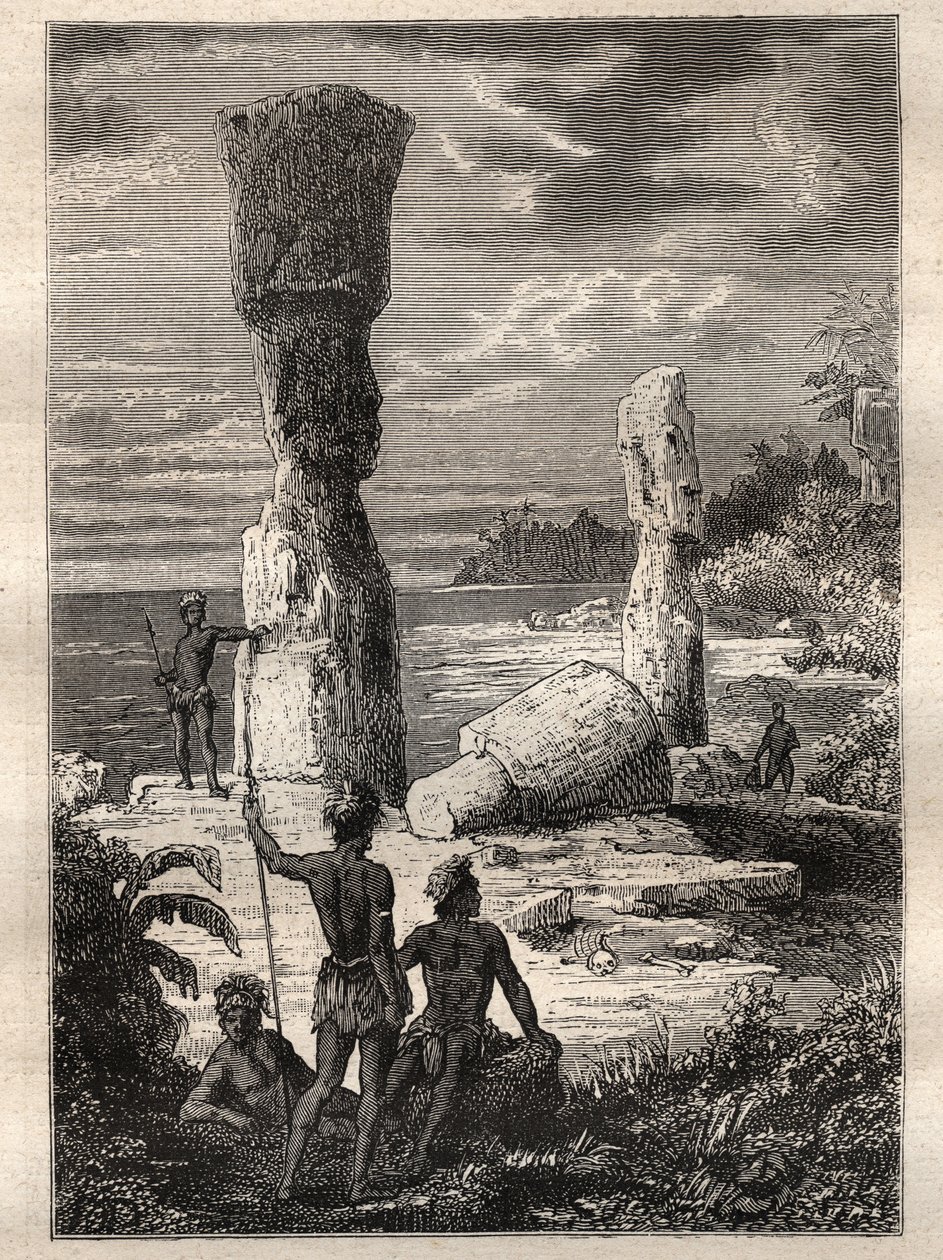 Spedizione intorno al mondo (1785-1788) di Jean Francois Galaup de La Perouse (1741-1788): indigeni dell