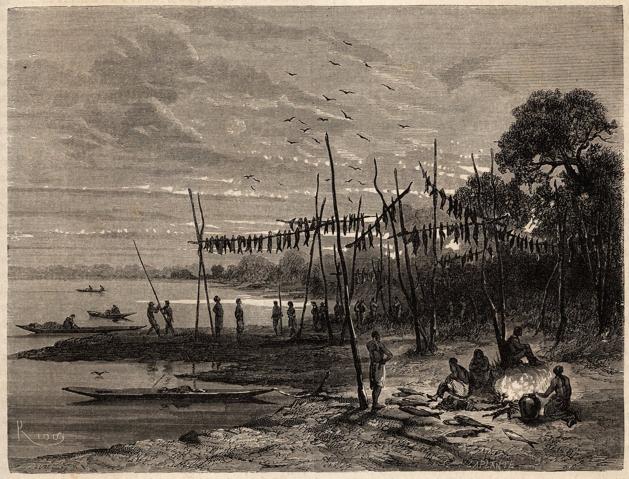 Feyturia sul Lago Cudajaz da Unknown artist